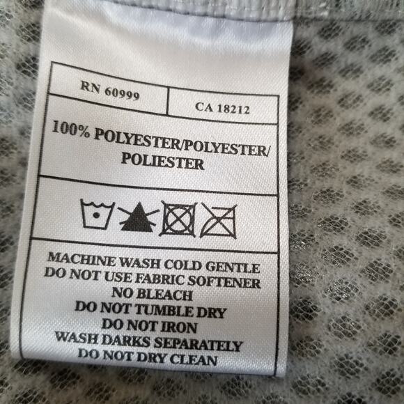 Antigua Gray Golf Performance Men’s Element Vest 1/4 Zipper Front Size XL - Picture 8 of 10